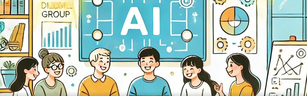AIをテーマに語り合うTheWaveコミュニティのイメージ
